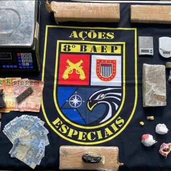 BAEP apreende drogas e arma em abordagem na zona norte